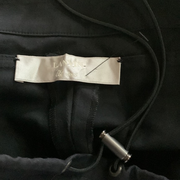 Lanvin Black Drawstring Waist Cotton Shorts 38 - Picture 8 of 8